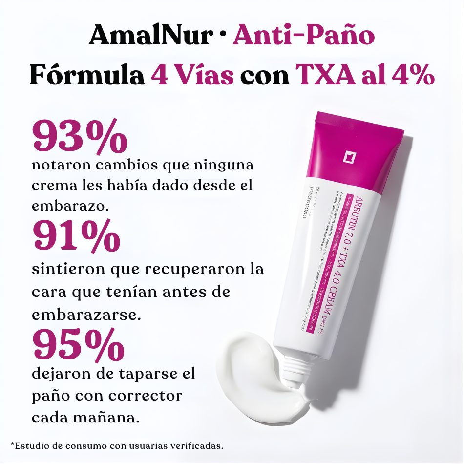 AmalNur Anti-Paño del Embarazo · Fórmula 4 Vías