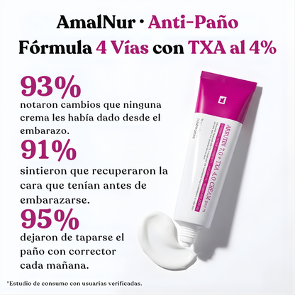 AmalNur Anti-Paño del Embarazo · Fórmula 4 Vías